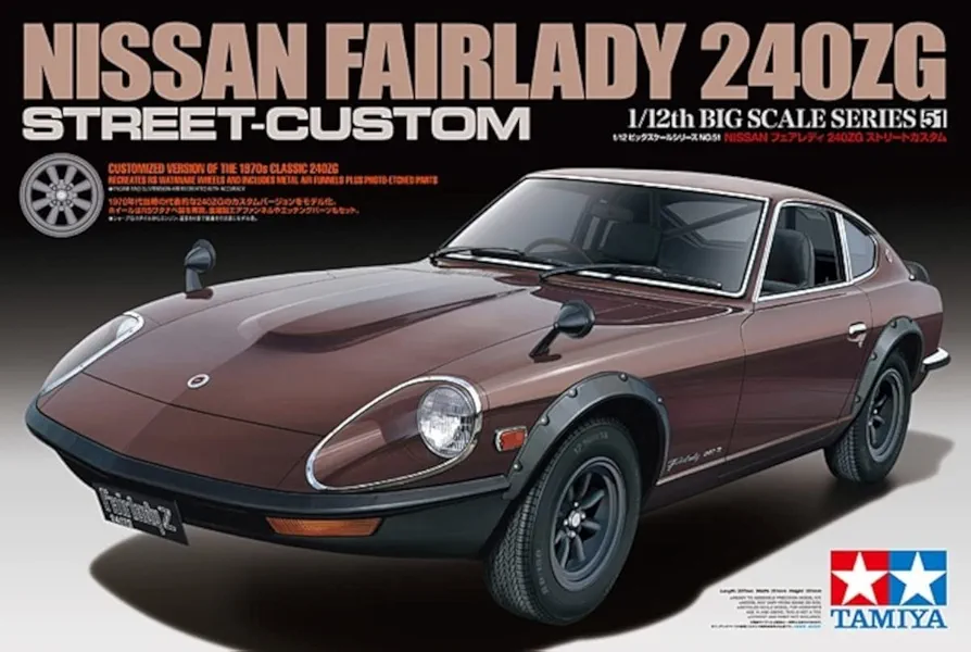 タミヤ 1/12 NISSAN FAIRLADY 240ZG STREET Amazon.com: Tamiya 1/12 Nissan Fairlady 240ZG Street-Custom